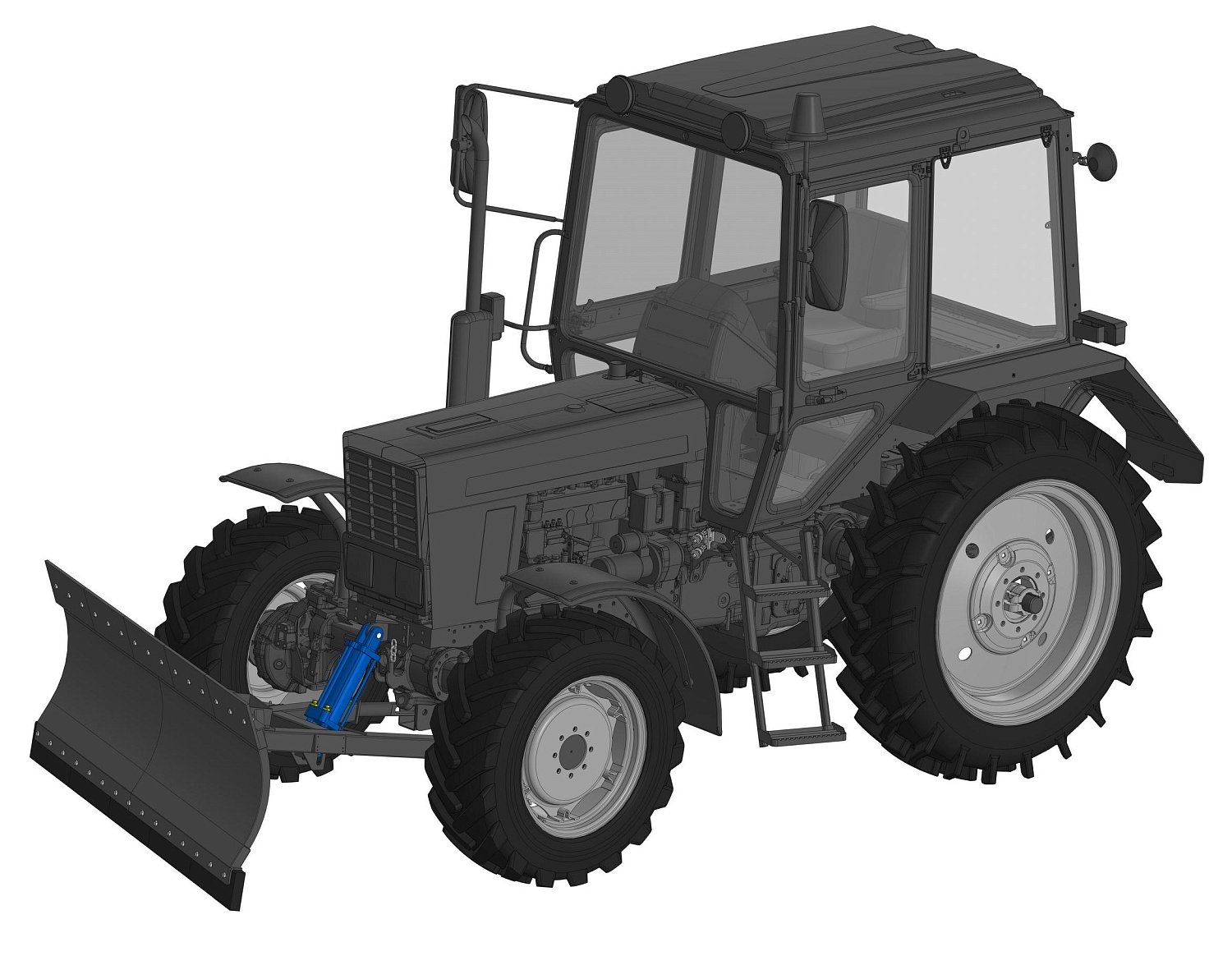 Передний отвал для снега НО-79-1У